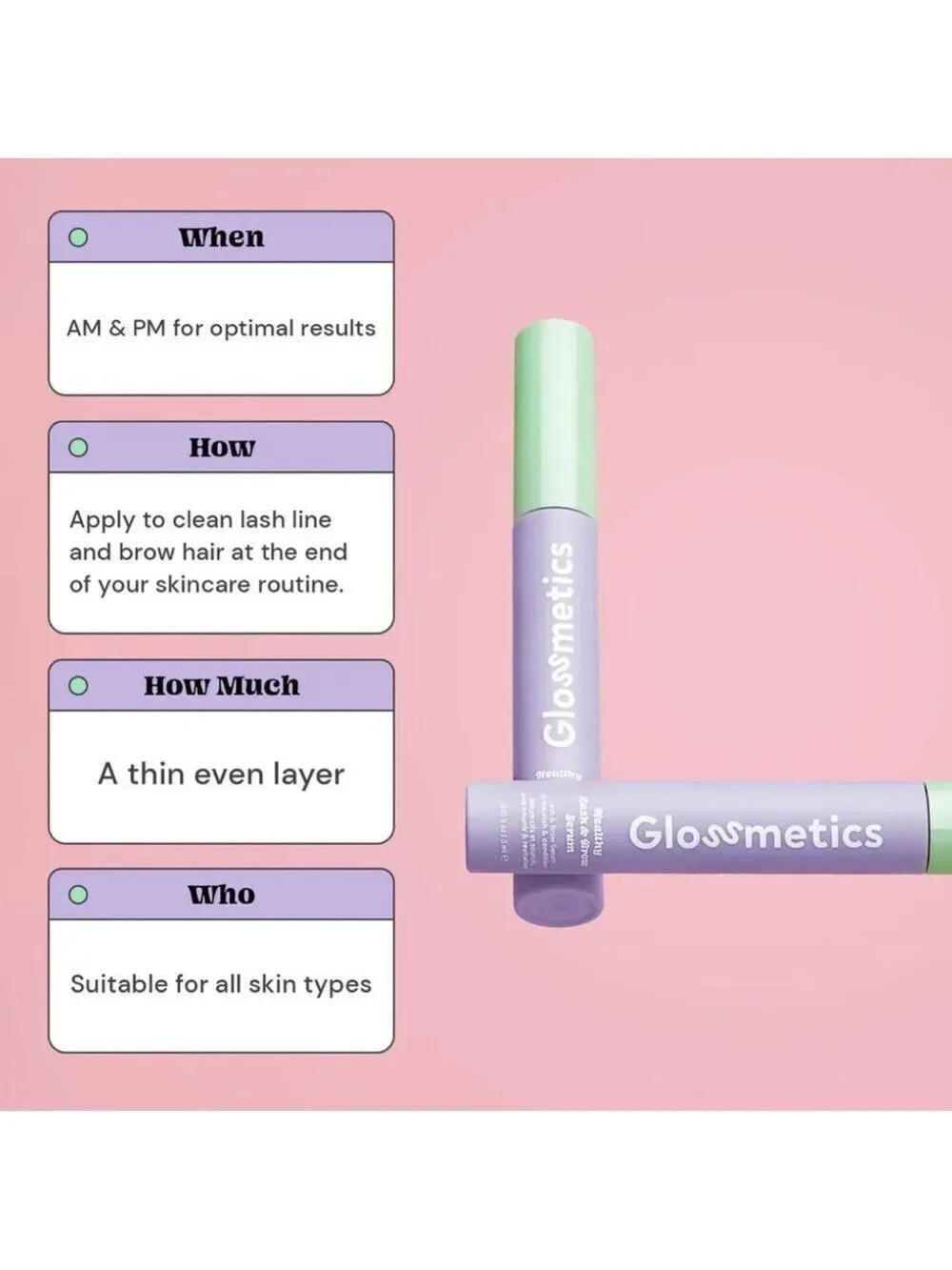 Glossmetics Healthy Lash & Brow Serum NIB